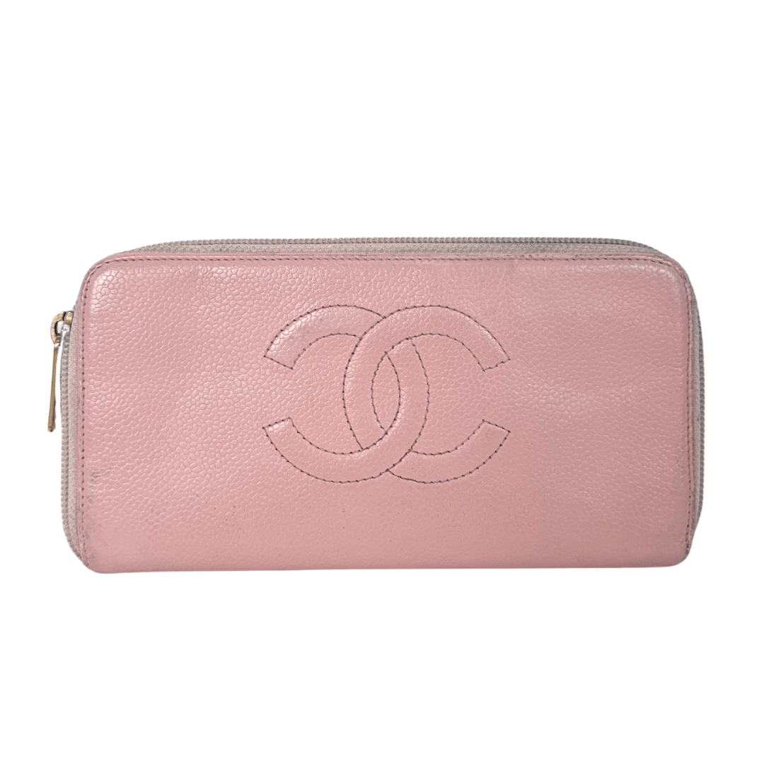 Chanel Timeless CC Continental Zip Around Wallet