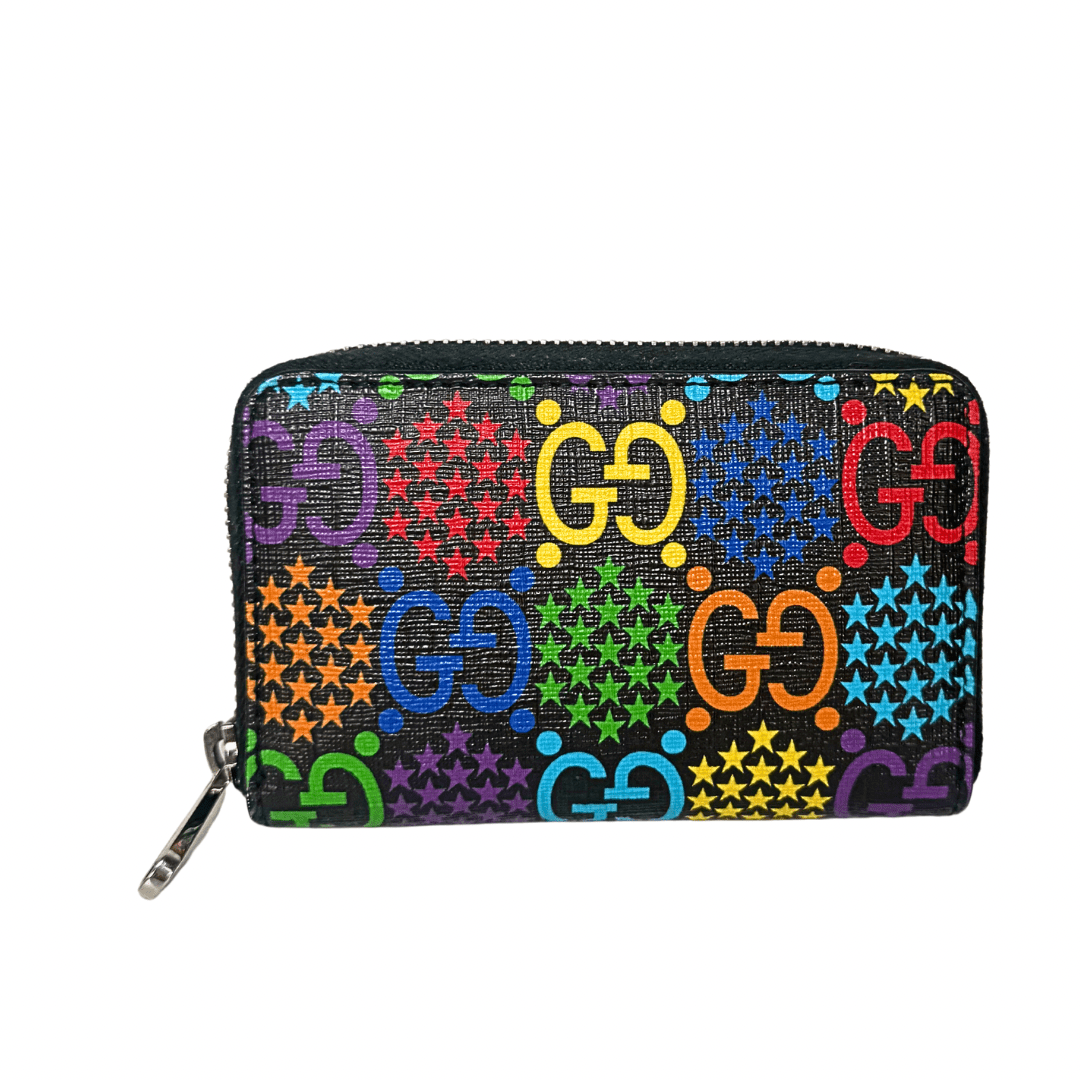 Gucci GG Supreme Psychedelic Zippy Wallet
