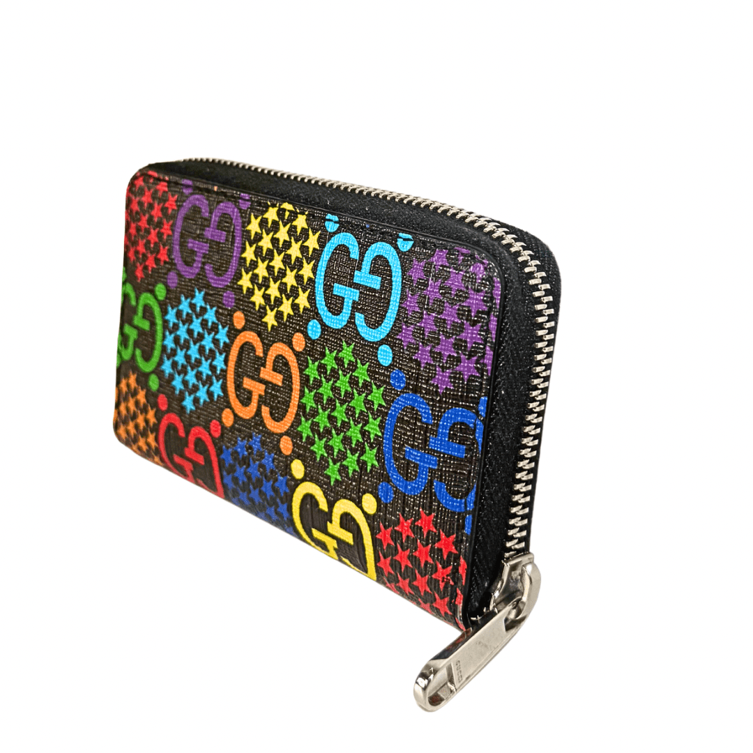 Gucci GG Supreme Psychedelic Zippy Wallet