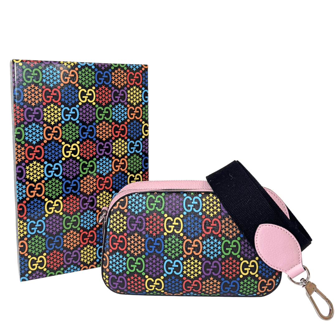 Gucci GG Supreme Psychedelic Camera Bag