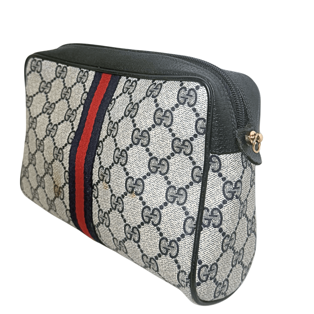 Gucci GG Supreme Web Cosmetic Case