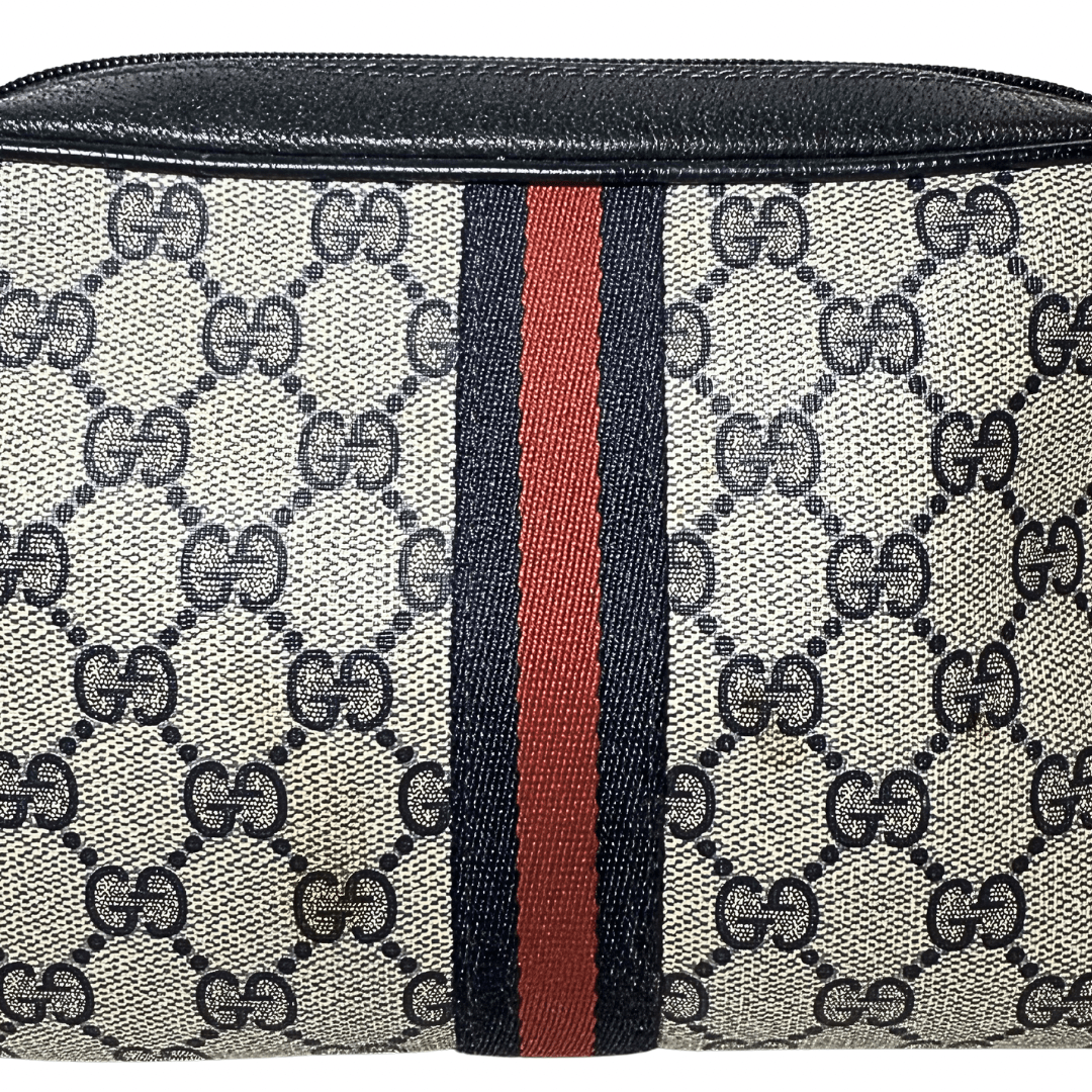 Gucci GG Supreme Web Cosmetic Case