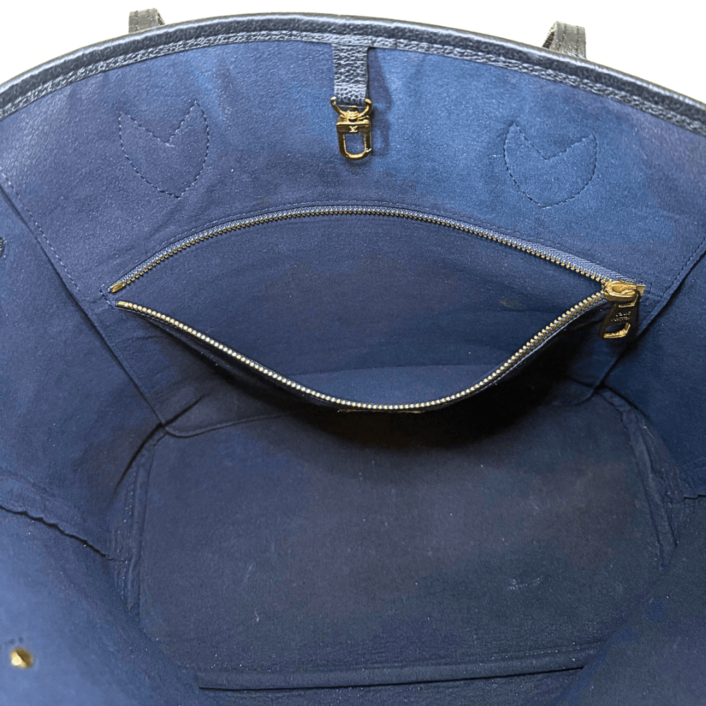 Louis Vuitton Giant Monogram Empreinte Neverfull MM w/Pouch