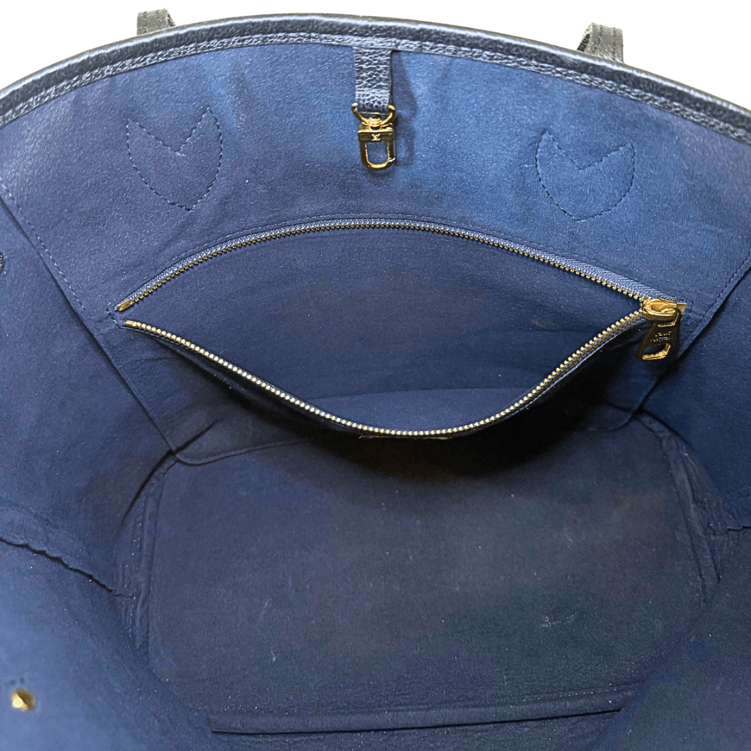 Louis Vuitton Giant Monogram Empreinte Neverfull MM w/Pouch