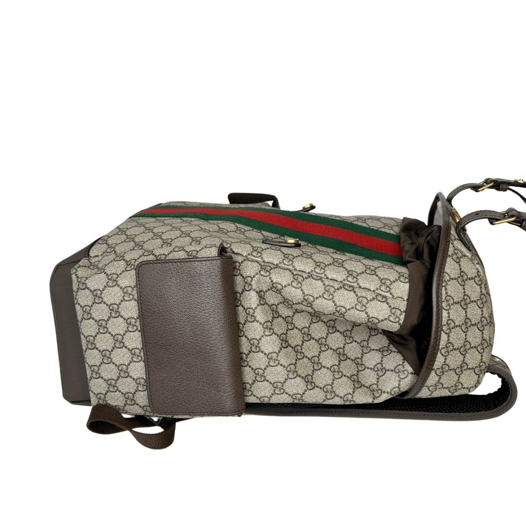 Gucci GG Supreme Medium Ophidia Backpack