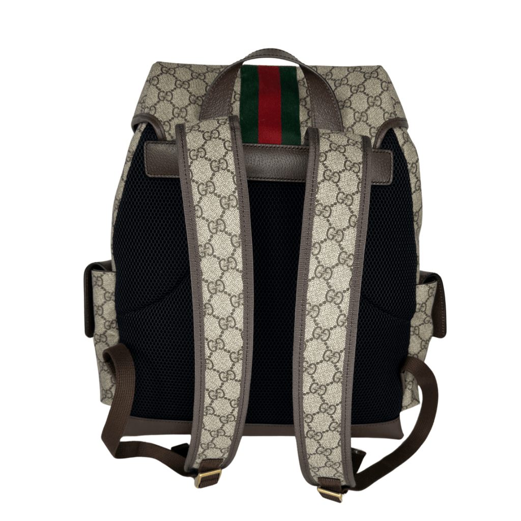 Gucci GG Supreme Medium Ophidia Backpack