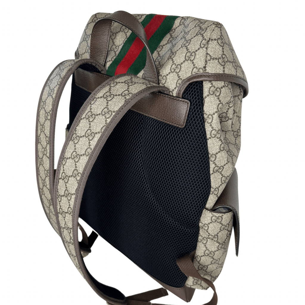 Gucci GG Supreme Medium Ophidia Backpack