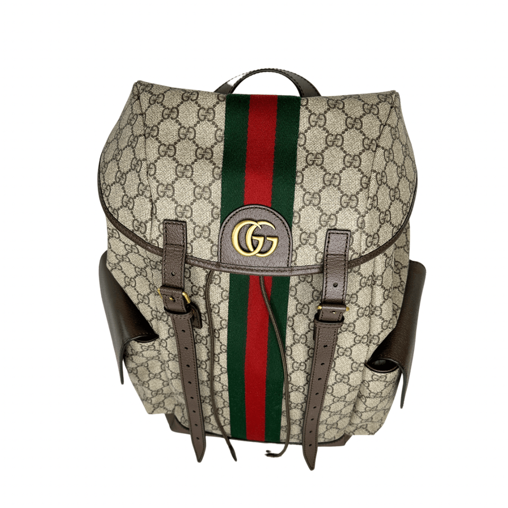 Gucci GG Supreme Medium Ophidia Backpack