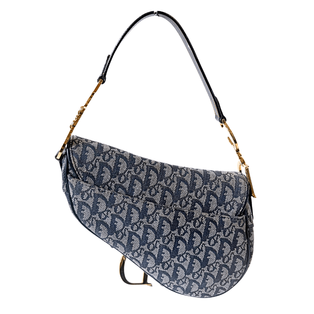 Christian Dior Oblique Jacquard Saddle Bag
