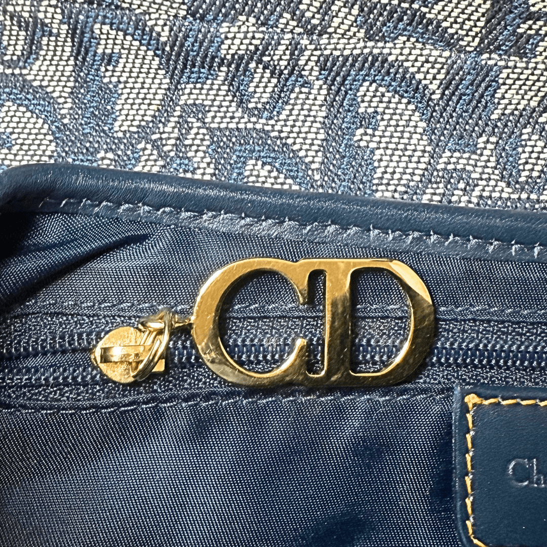 Christian Dior Oblique Jacquard Saddle Bag