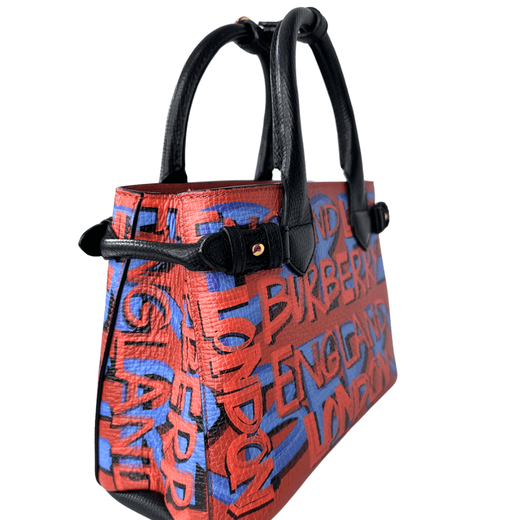 Burberry Small Graffiti Banner Tote