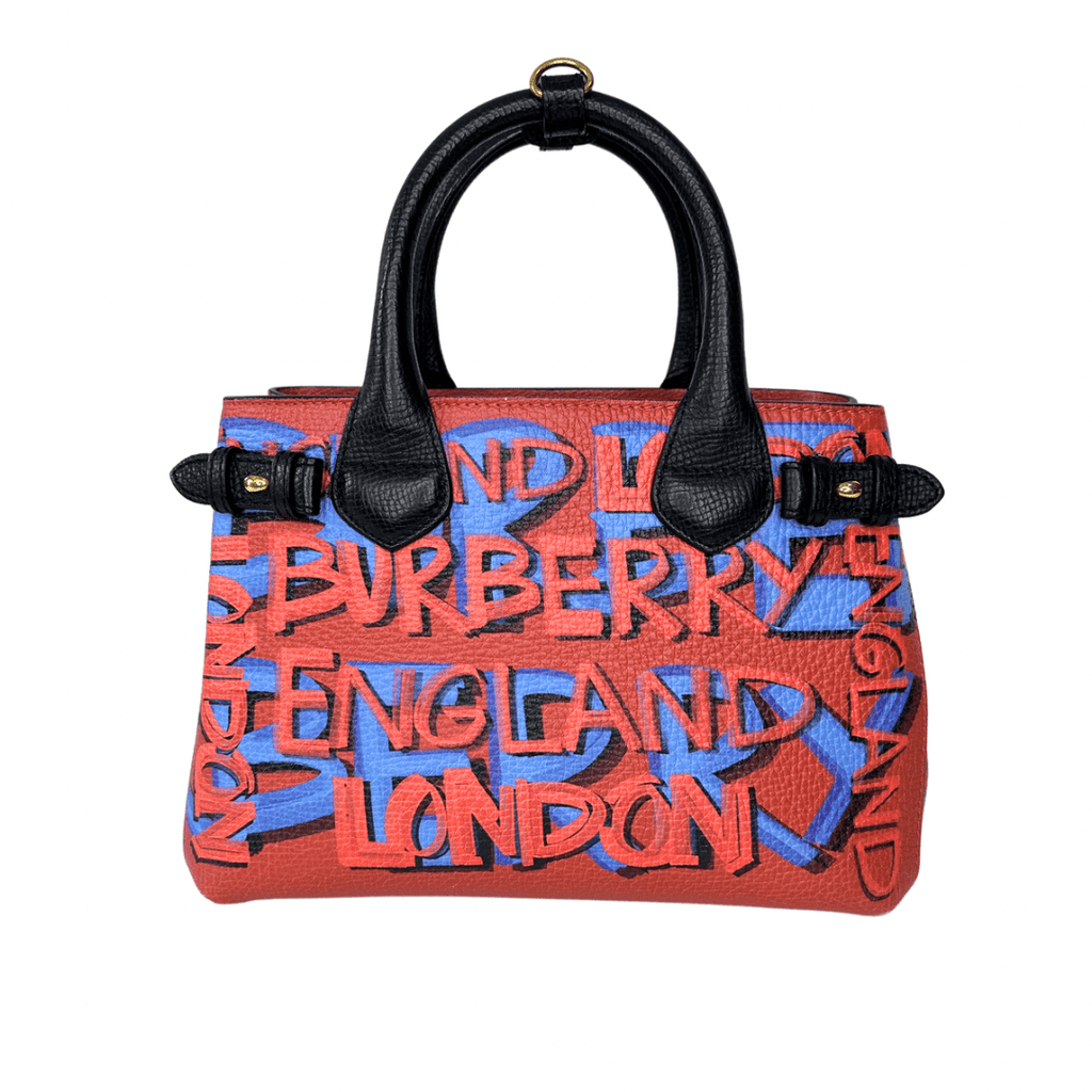 Burberry Small Graffiti Banner Tote