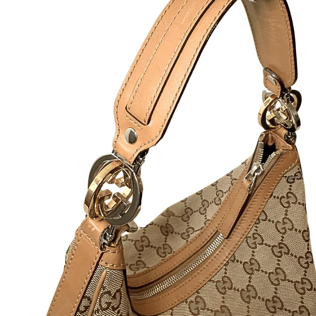 Gucci GG Canvas Twins Hobo