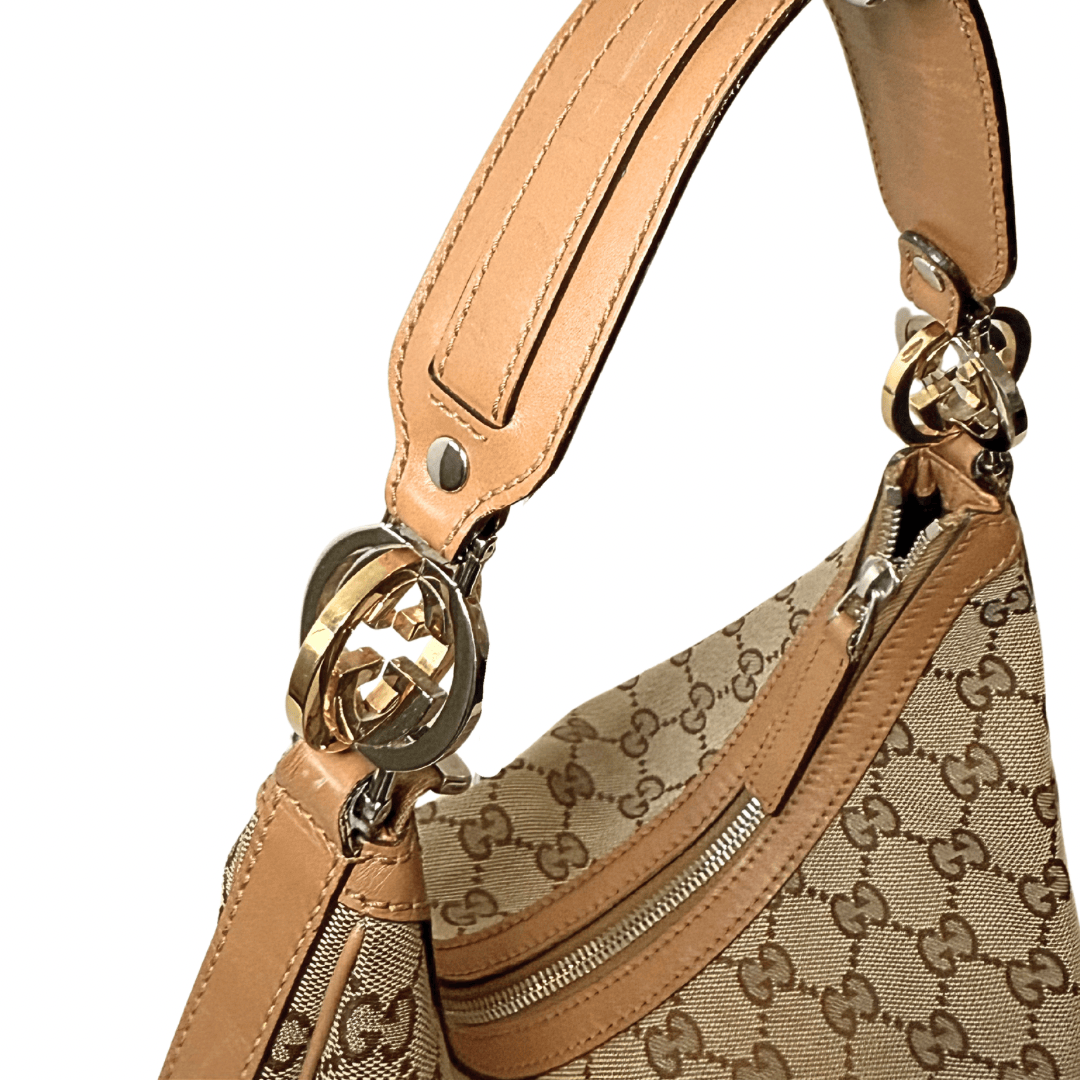 Gucci GG Canvas Twins Hobo