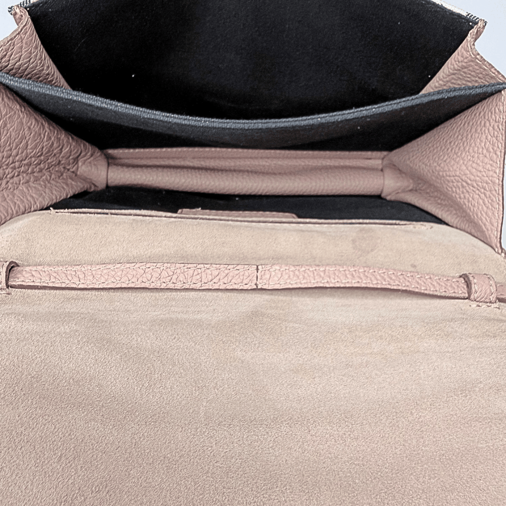 Burberry House Check Macken Leather Crossbody