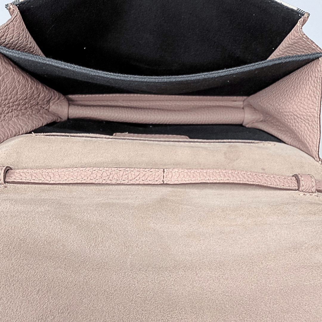 Burberry House Check Macken Leather Crossbody