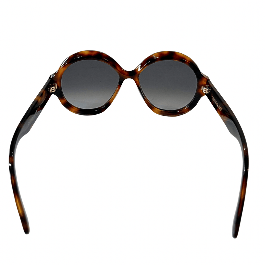 Dior Oversized Round Tortoise Sunglasses