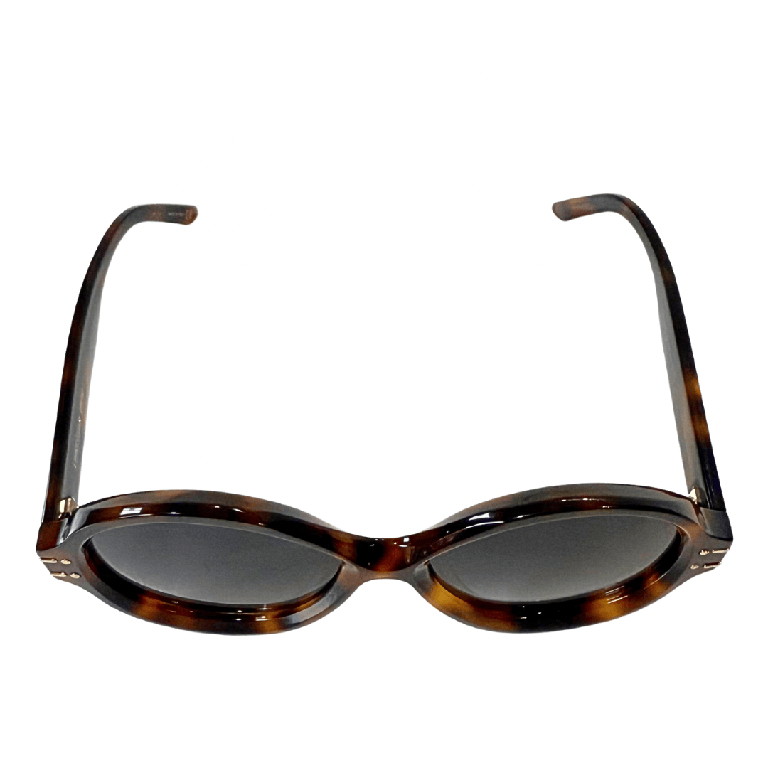 Dior Oversized Round Tortoise Sunglasses
