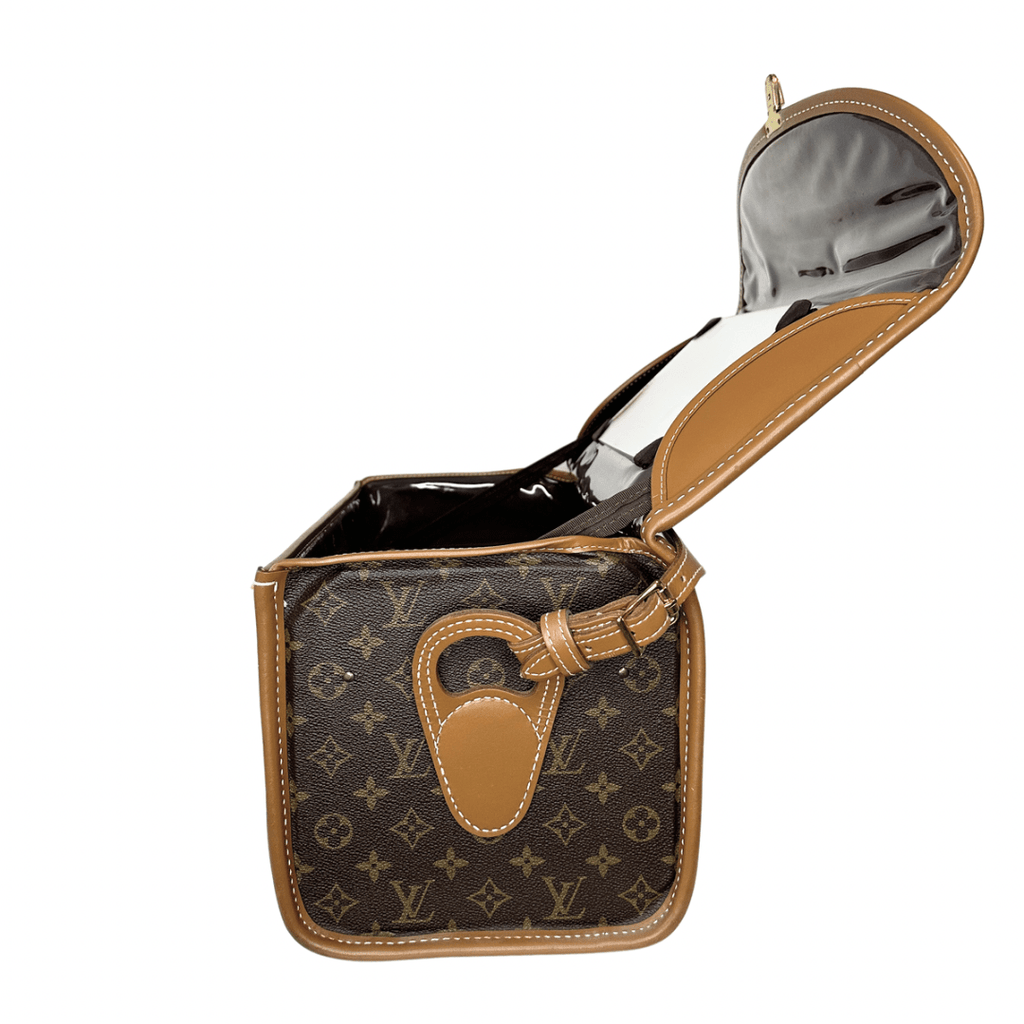 Louis Vuitton French Collection Monogram Train Vanity Case