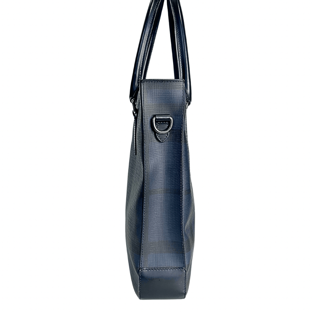 Burberry Nova Check Canvas Laptop Tote