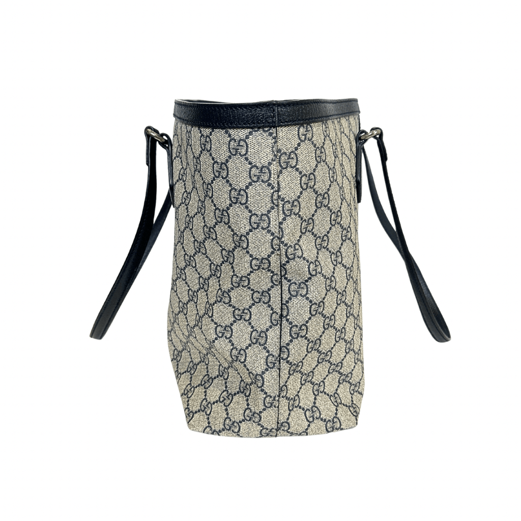 Gucci GG Supreme Ophidia Navy Tote Bag