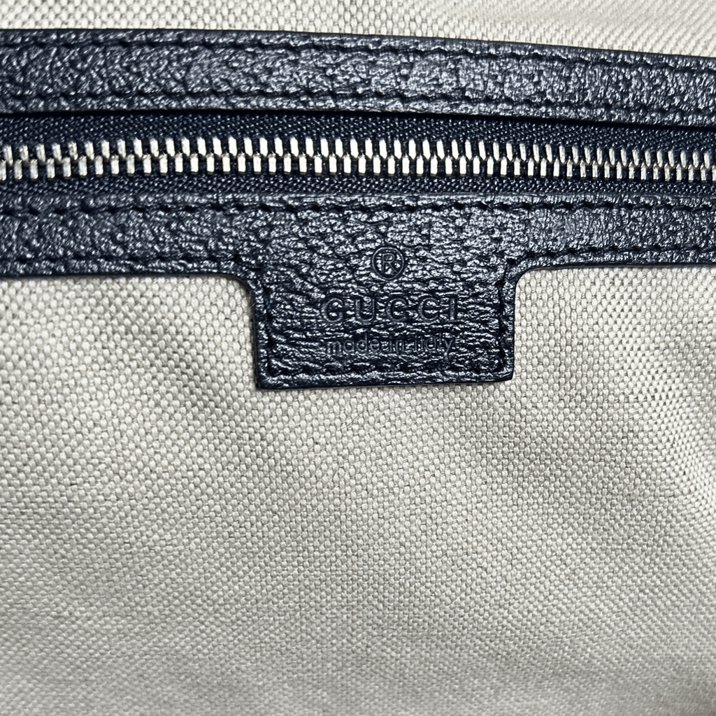 Gucci GG Supreme Ophidia Navy Tote Bag