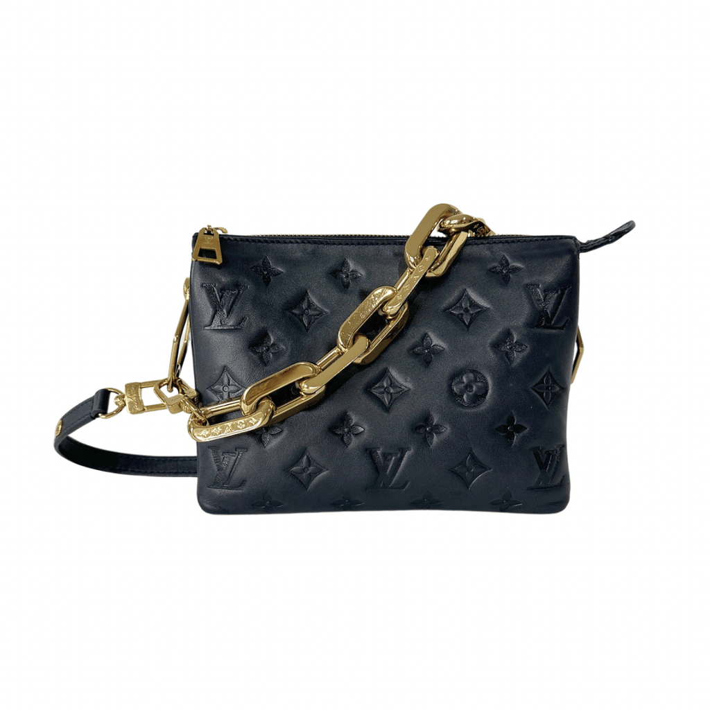 Louis Vuitton Black Empreinte Coussin BB Bag