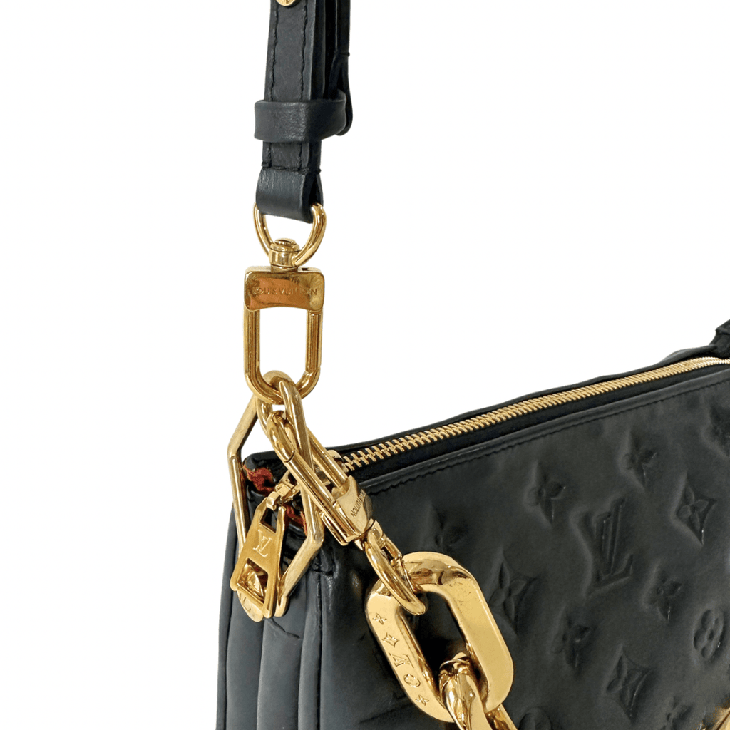 Louis Vuitton Black Empreinte Coussin BB Bag