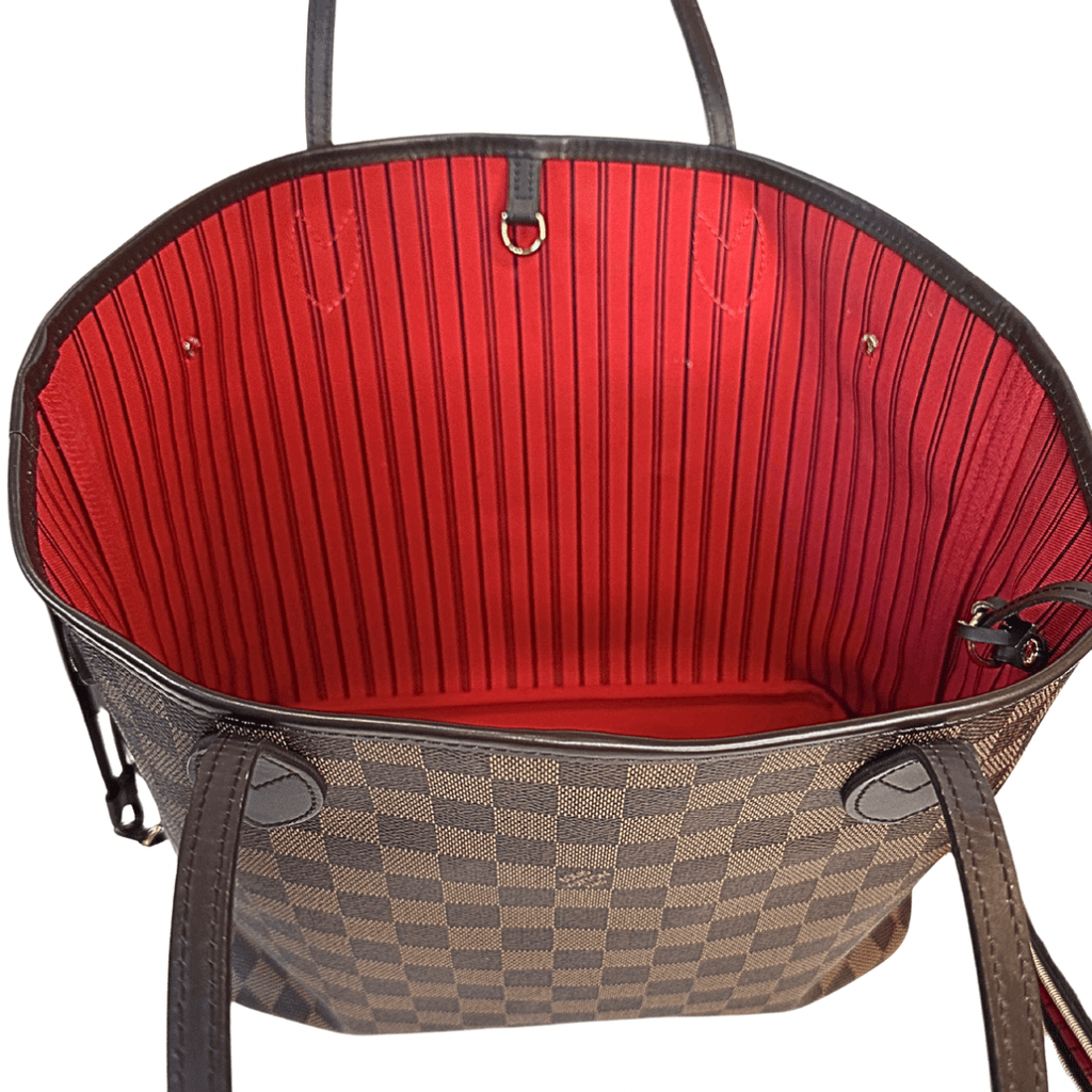 Louis Vuitton Damier Ebene Neverful MM w/ Pouch