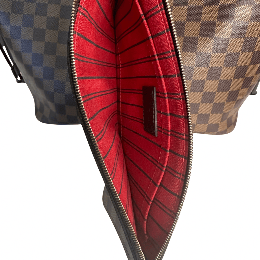 Louis Vuitton Damier Ebene Neverful MM w/ Pouch