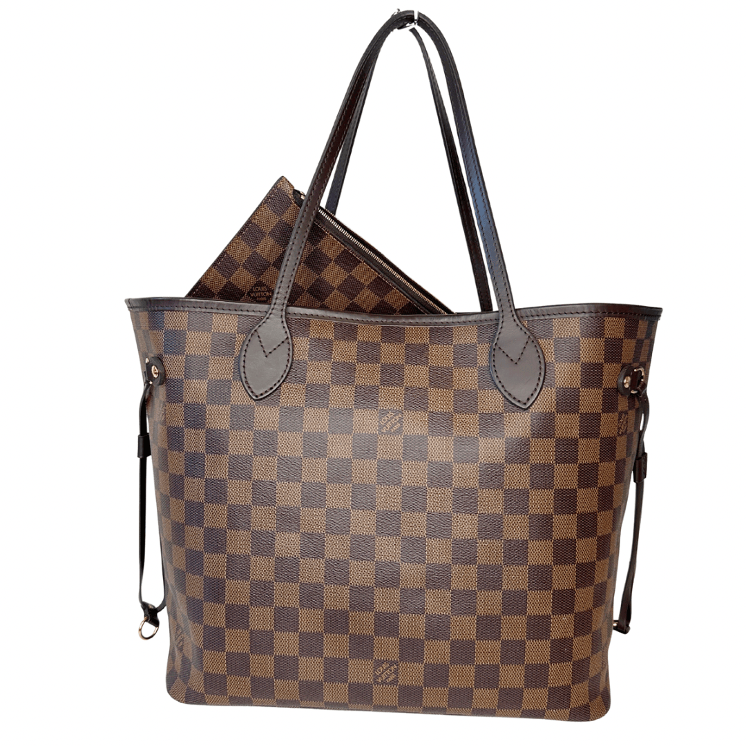Louis Vuitton Damier Ebene Neverful MM w/ Pouch