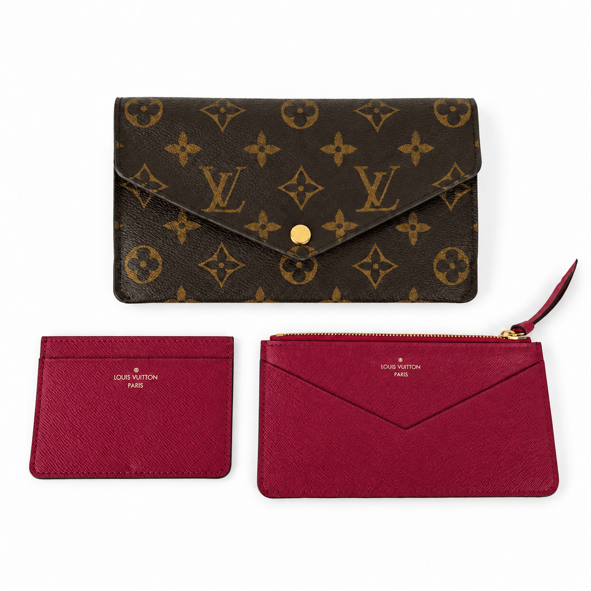 Louis Vuitton Monogram Jeanne Wallet with Inserts