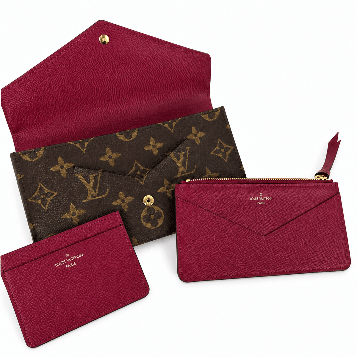 Louis Vuitton Monogram Jeanne Wallet with Inserts