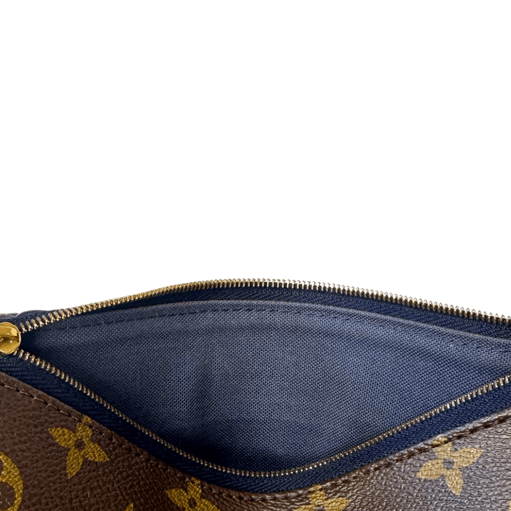 Louis Vuitton Monogram Navy Pallas Clutch Crossbody