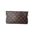 Louis Vuitton Monogram Navy Pallas Clutch Crossbody