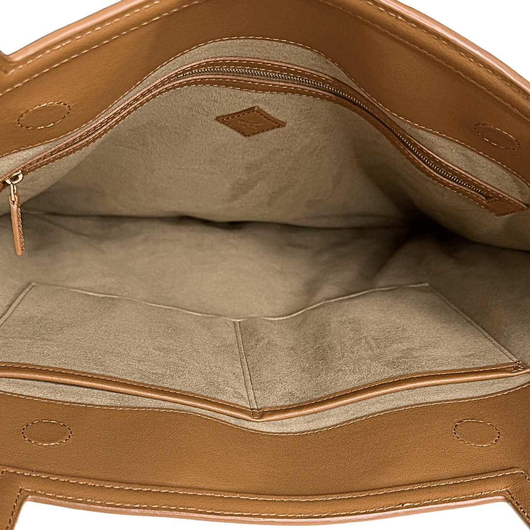 MCM Mega Laurel Leaf XL Shopper Tote