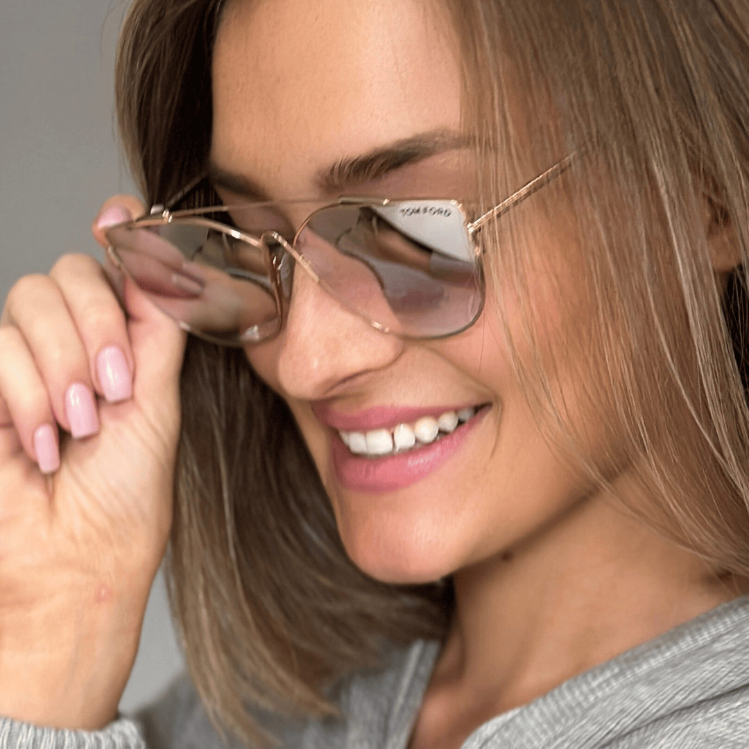 Tom Ford Pink Gold Jacquelyn Sunglasses TF563