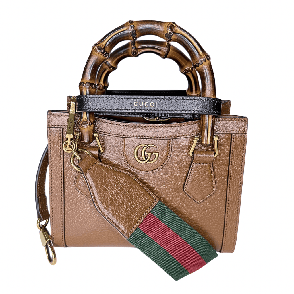 Gucci Brown Bamboo Mini Diana Bag w/ Tags