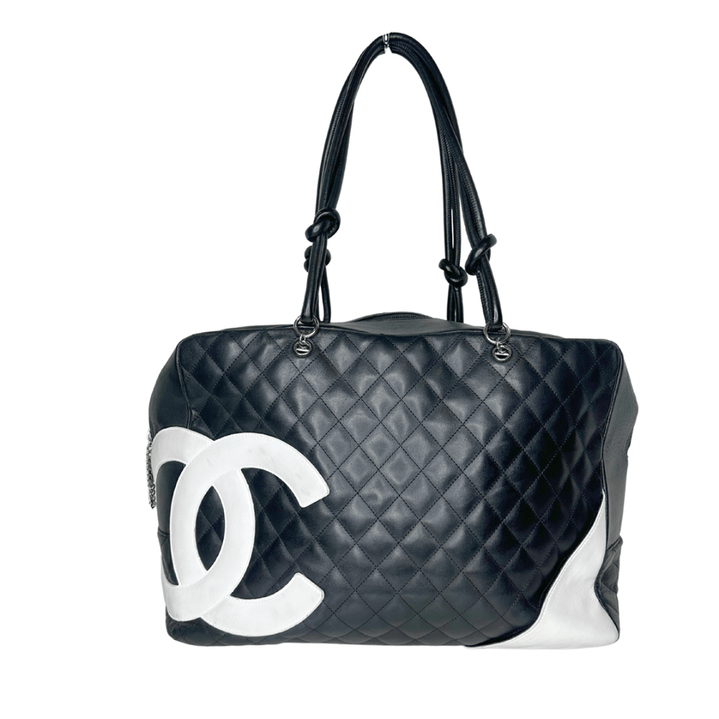 Chanel Diamond Quilted Large Cambon Ligne Bag