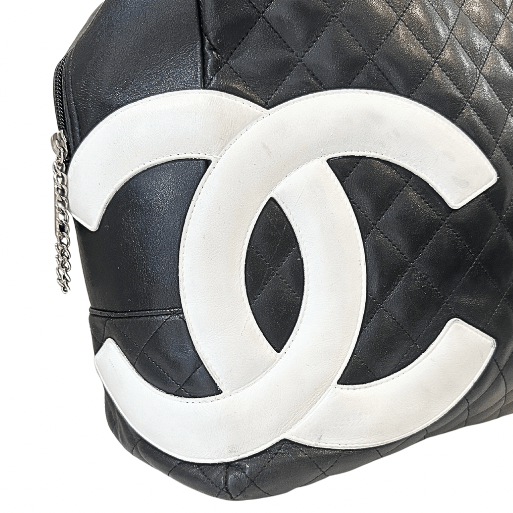 Chanel Diamond Quilted Large Cambon Ligne Bag