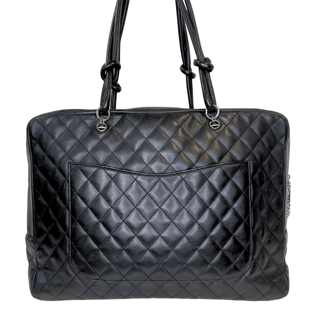 Chanel Diamond Quilted Large Cambon Ligne Bag