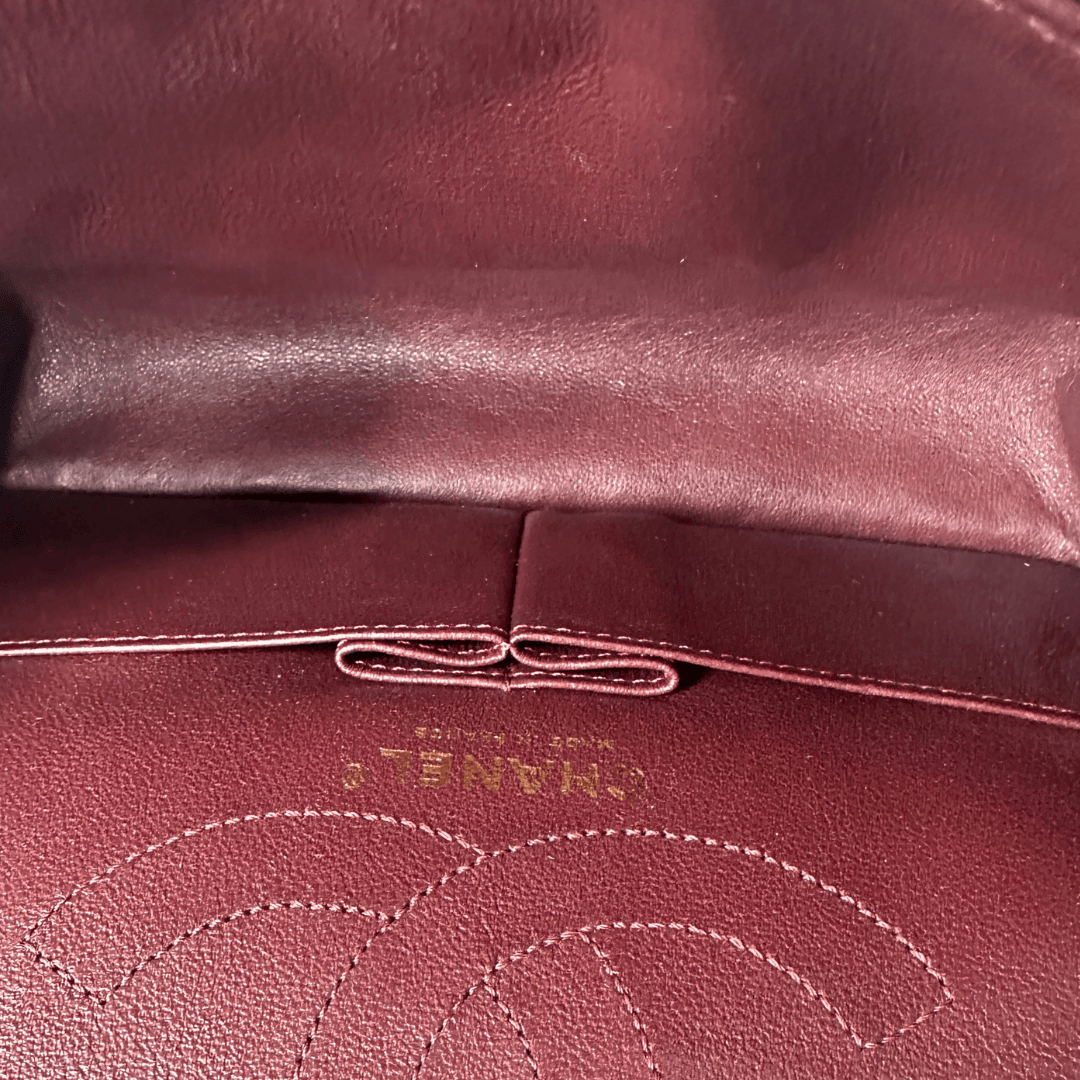 Chanel Lucky Charms Reissue 225 Black Gold Double Flap Bag