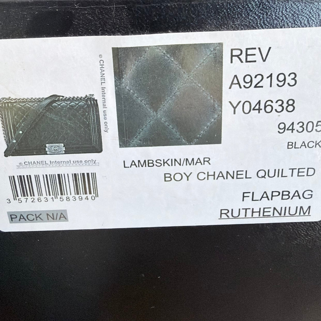 Chanel Large Quilted Boy Bag