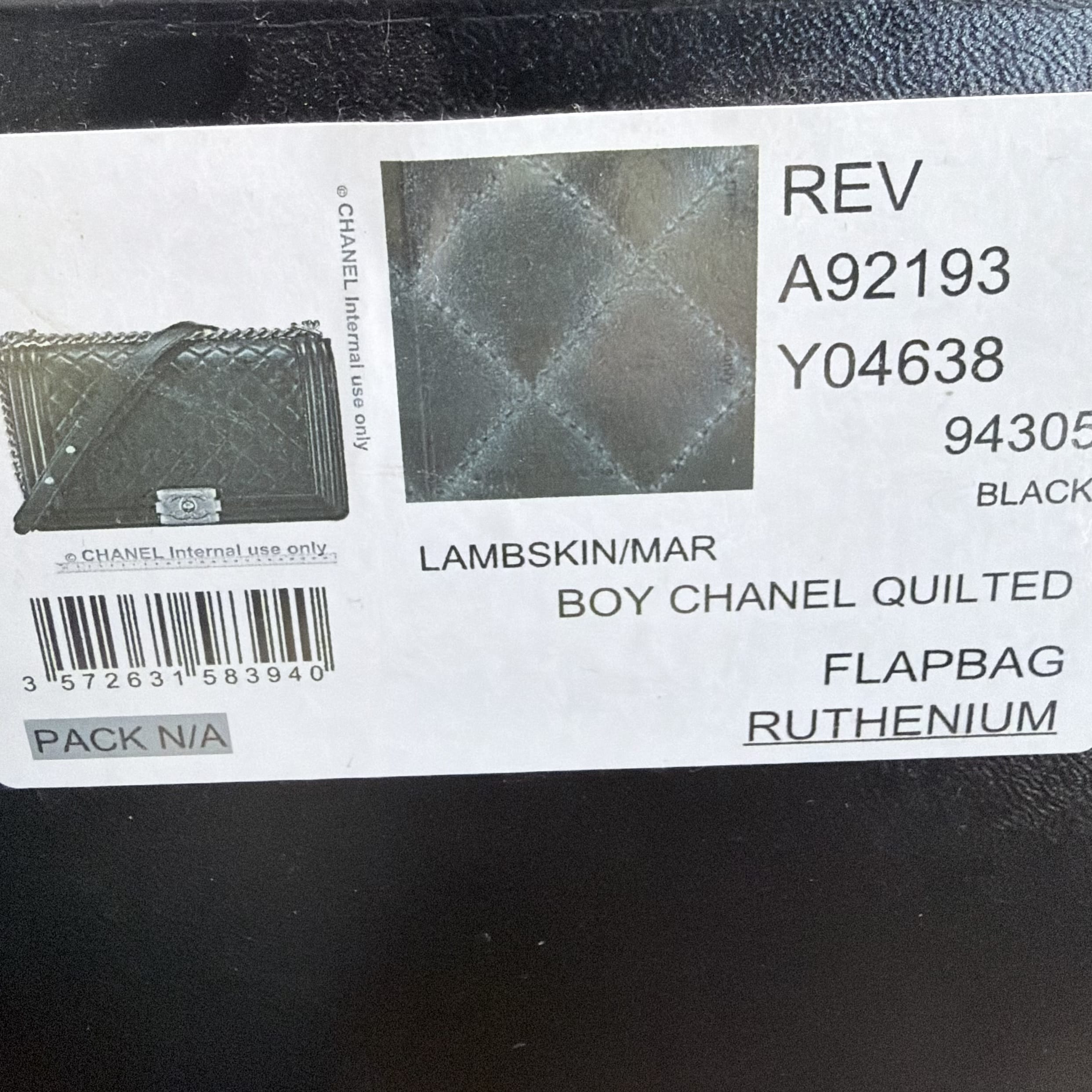 Chanel Large Quilted Boy Bag