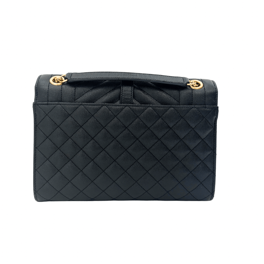 Saint Laurent Quilted Envelope YSL Shoulder Bag