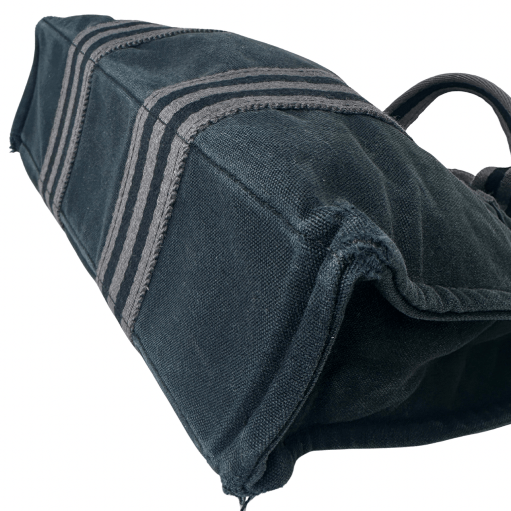 Hermes Black Toile Fourre-Tout Tote PM