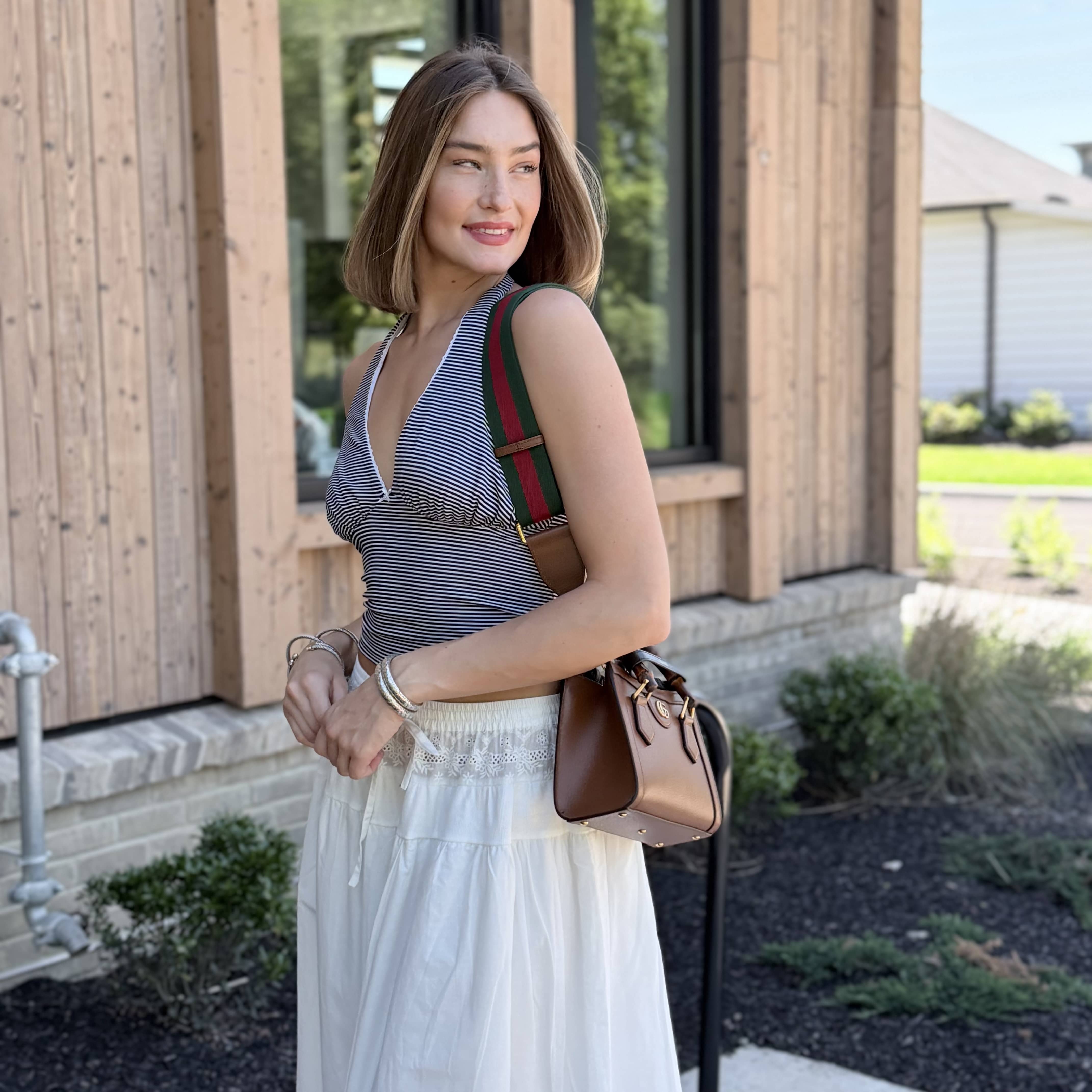 Gucci Brown Bamboo Mini Diana Bag w/ Tags