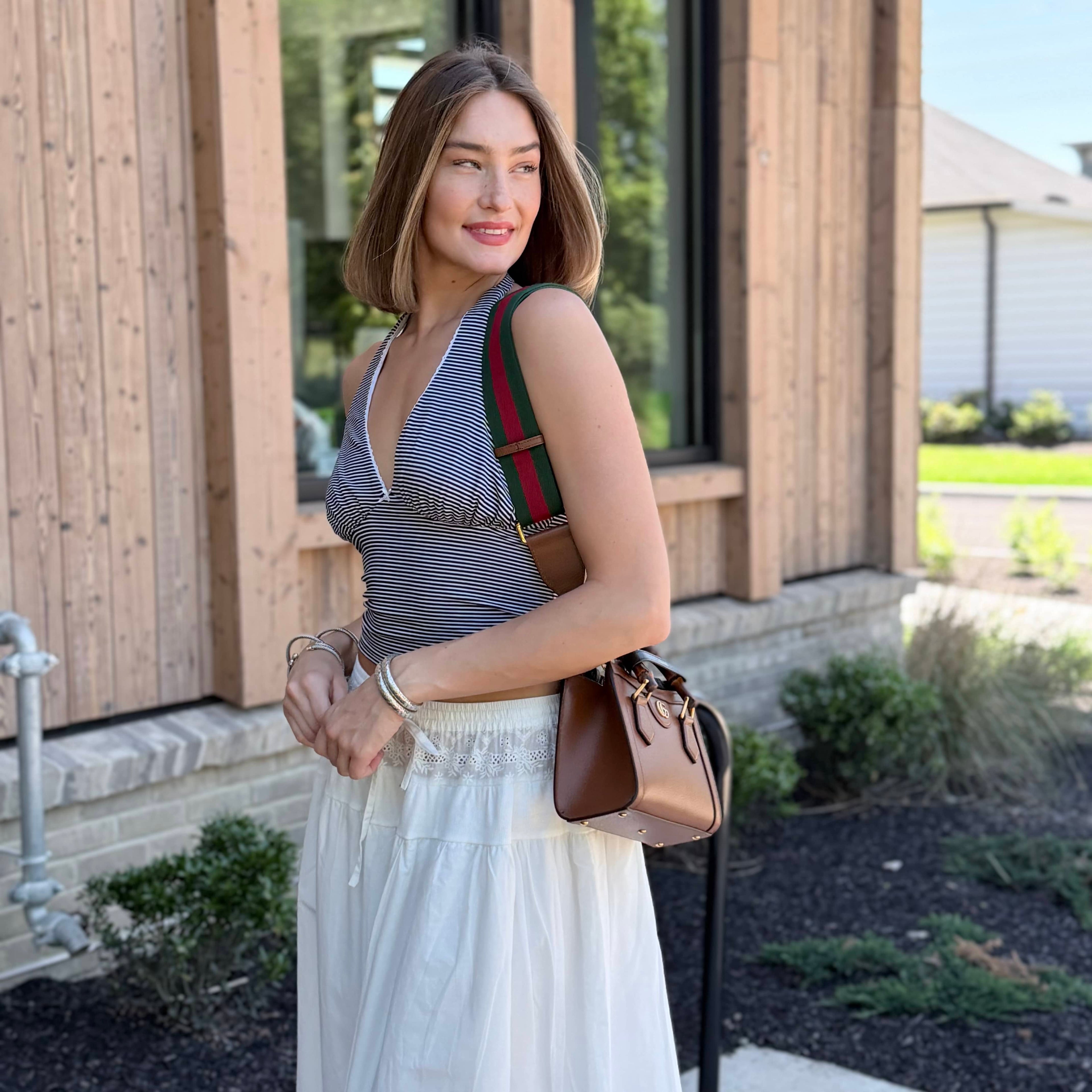 Gucci Brown Bamboo Mini Diana Bag w/ Tags