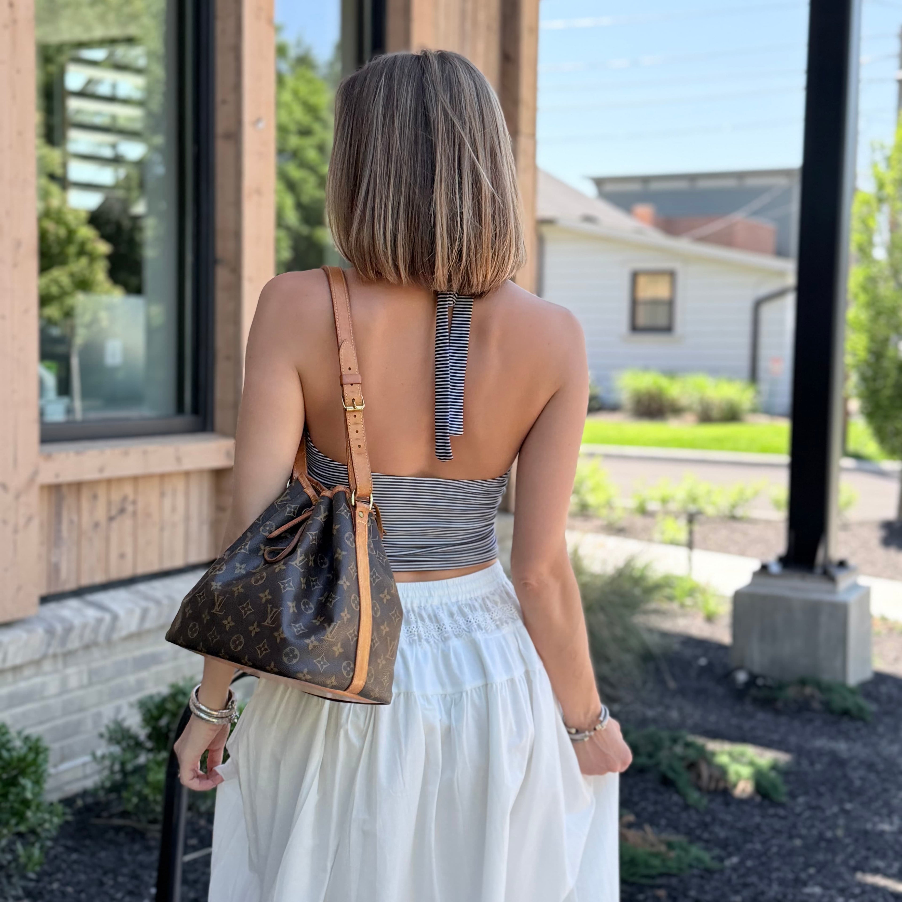 Louis Vuitton Vintage Monogram Petit Noe Bucket Bag