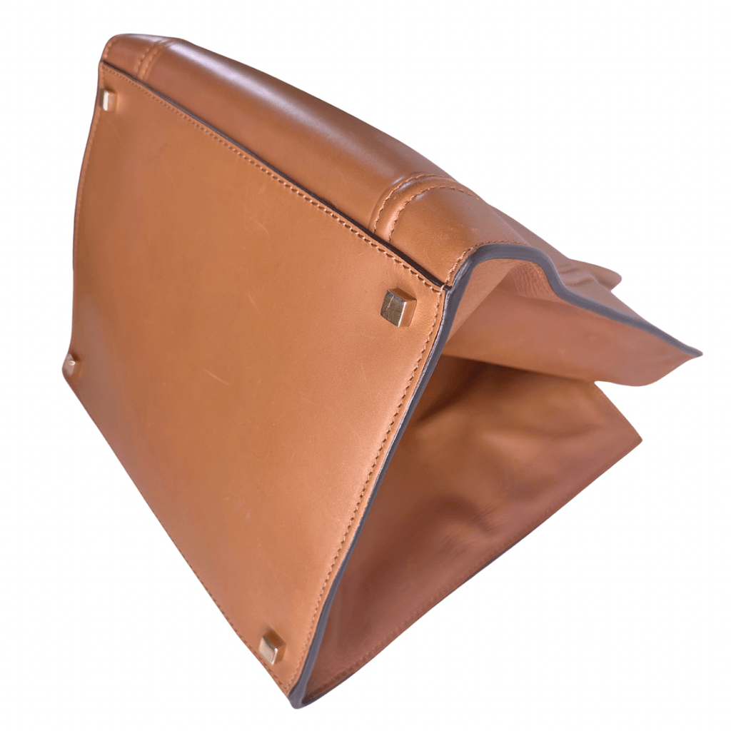 Celine Leather Luggage Phantom Medium Tote